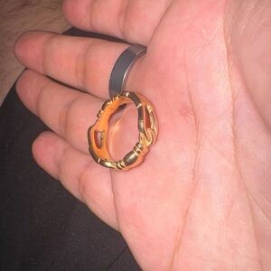 14k Solid Gold ring - 585 Stmpd